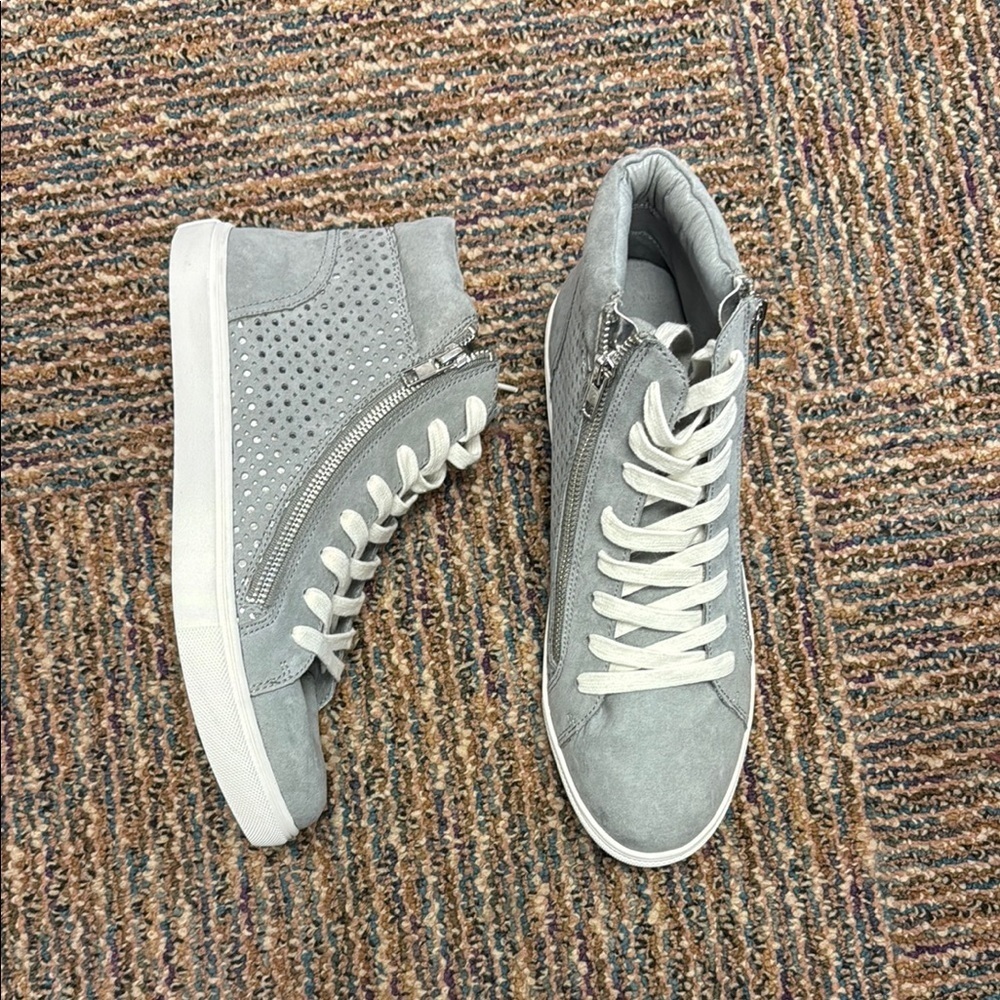 Steve Madden Elyka' Laser Cut High Top Sneaker